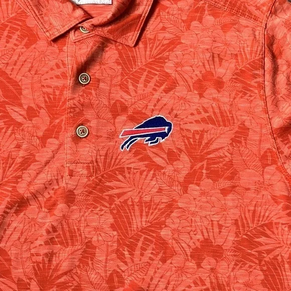 NWT NFL Buffalo Bills shirt orange polo Tommy Bahama size Medium